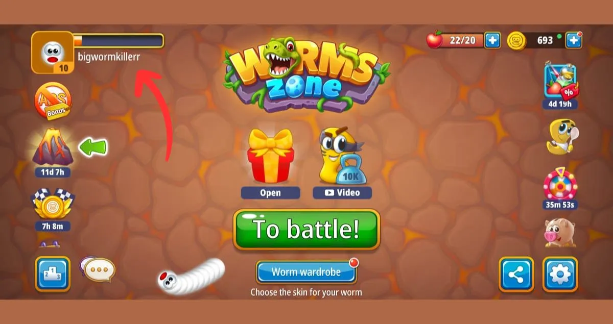 How To Change Name In Worms Zone Game